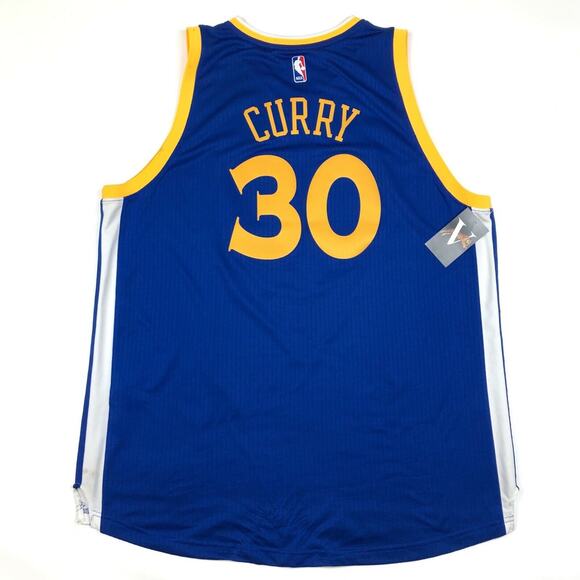 Adidas NBA Golden State Warriors Steph Curry Swingman Jersey Size XXL B7 - Picture 8 of 9